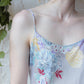 *90s Natori Floral Silk Slip Dress