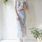 *90s Natori Floral Silk Slip Dress