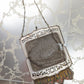 Antique 20s Whiting & Davis Enamel Mesh Purse