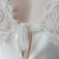 80s Christian Dior White Satin & Lace Nightgown