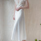 80s Christian Dior White Satin & Lace Nightgown