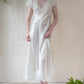 80s Christian Dior White Satin & Lace Nightgown